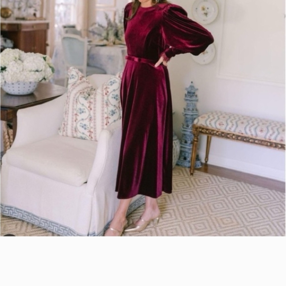 ANTONIO MELANI Velvet Elegant Holiday Dress